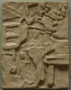 Figure/Ground Reversal, clay relief, 12